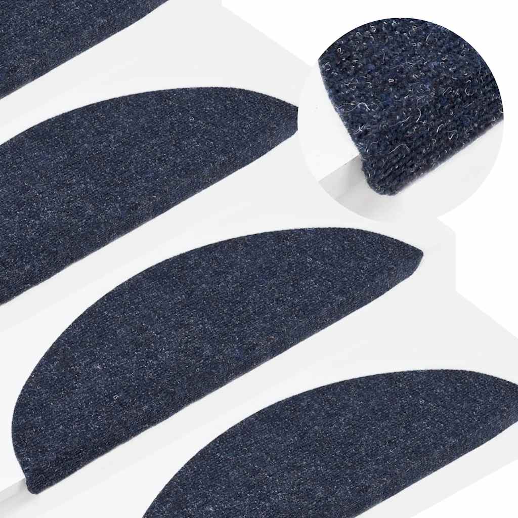Stufenmatten Selbstklebend 15 Stk. 56x17x3 cm Hellbraun Halbrund