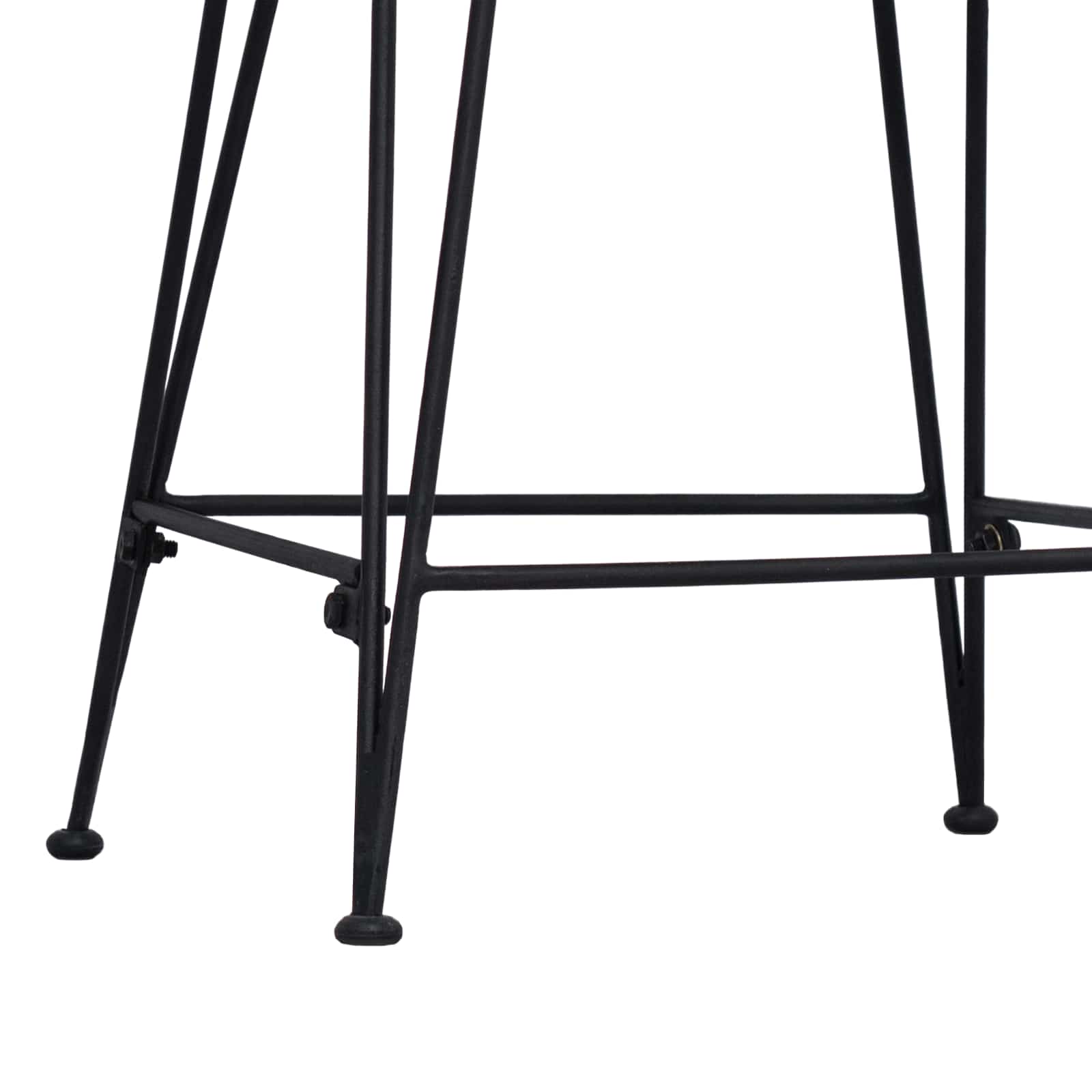 Barhocker 2 pcs Natur 44 x 54 x 96 cm Rattan und Stahl