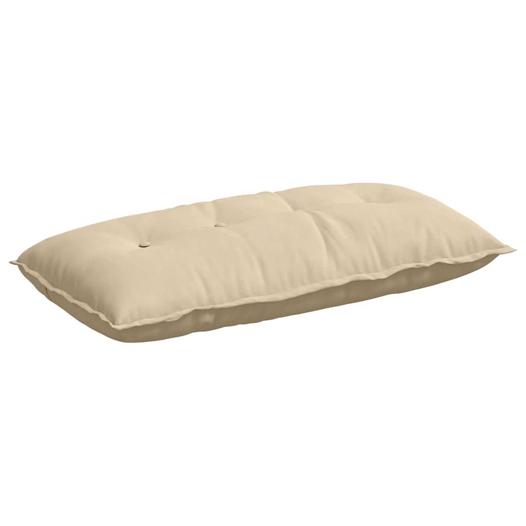 Rückenkissen Taupe 50 x 45 cm Mikrofaserstoff
