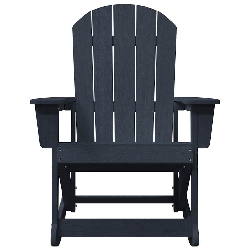 Adirondack-Schaukelstuhl Weiß 92 x 73,5 x 92 cm HDPE