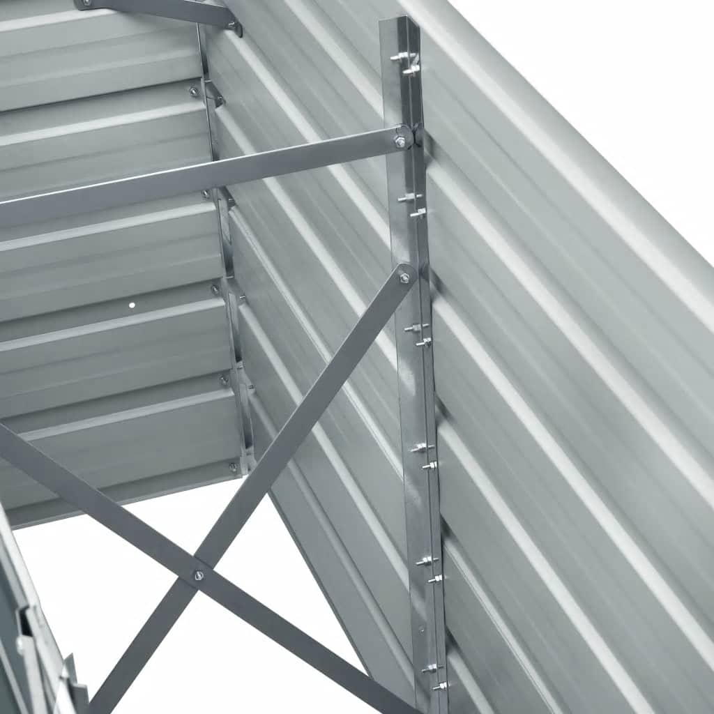Hochbeet Anthrazit 160 x 80 x 77 cm Verzinkter Stahl