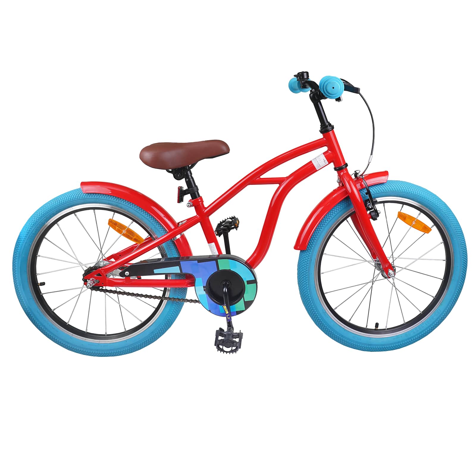 Kinderfahrrad 16 Zoll für 4-6 Jahre alt Schwarz