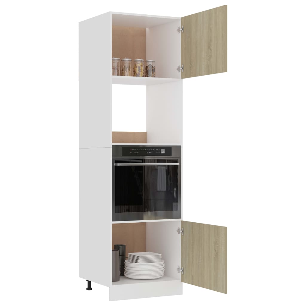 Spülenunterschrank Sonoma-Eiche 80x46x81,5 cm Holzwerkstoff