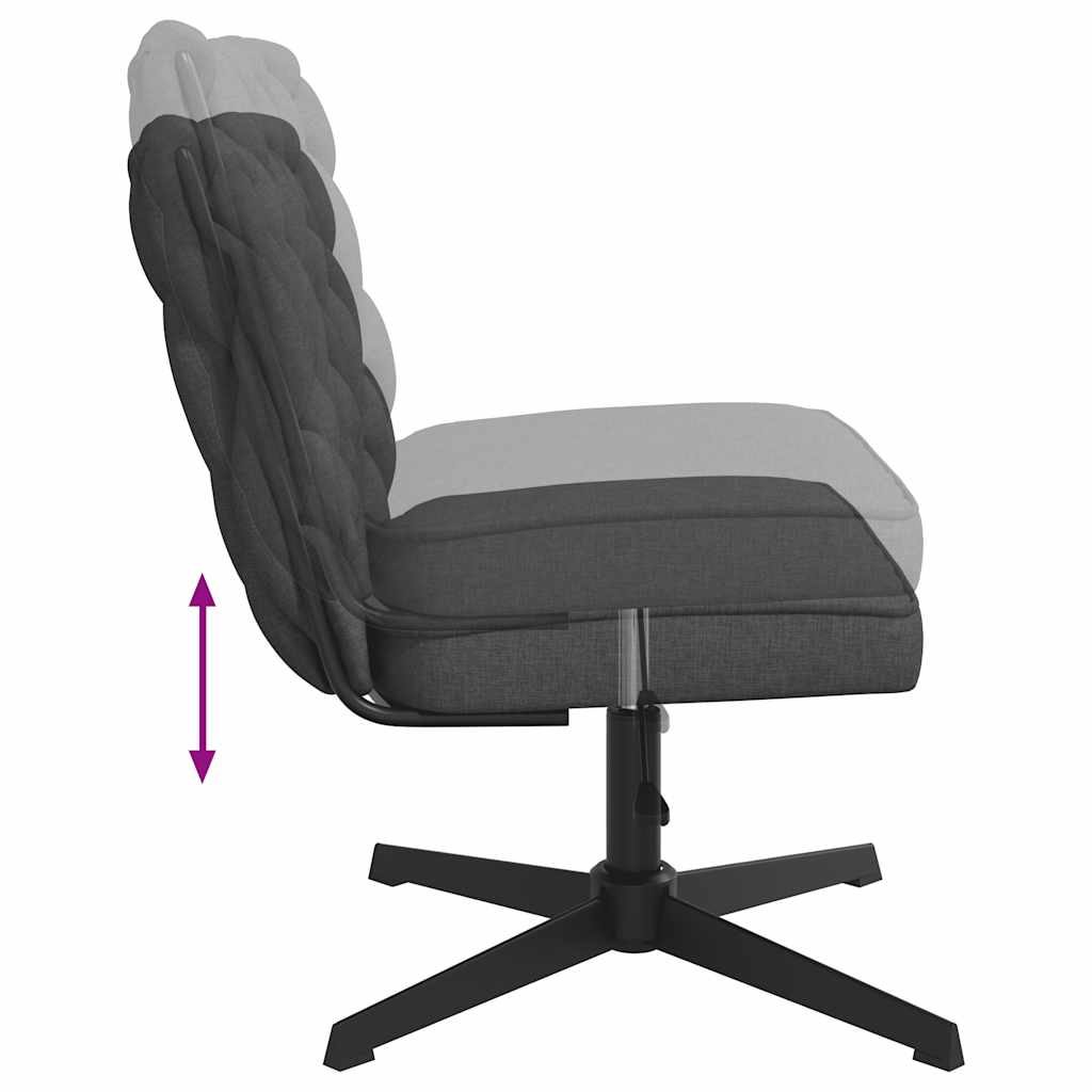 Bürostuhl Drehbar Hellgrau Stoff