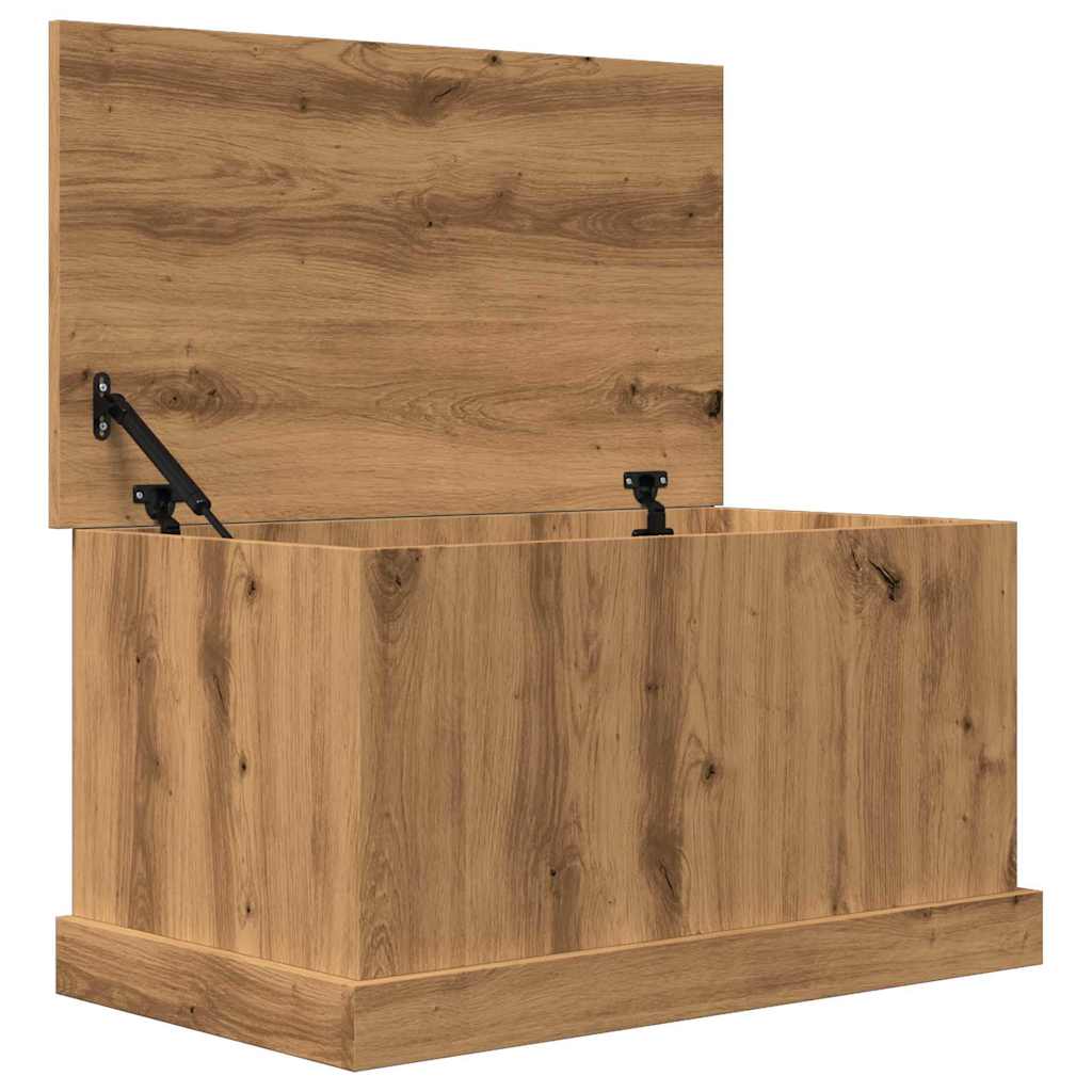 Aufbewahrungsbox Weiß 50 x 30 x 28 cm Holzwerkstoff