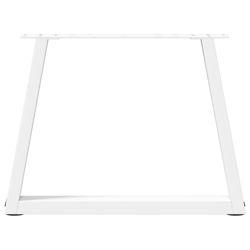 Couchtischbeine V-Form 2 Stück Schwarz 30x(30-31,3) cm Stahl