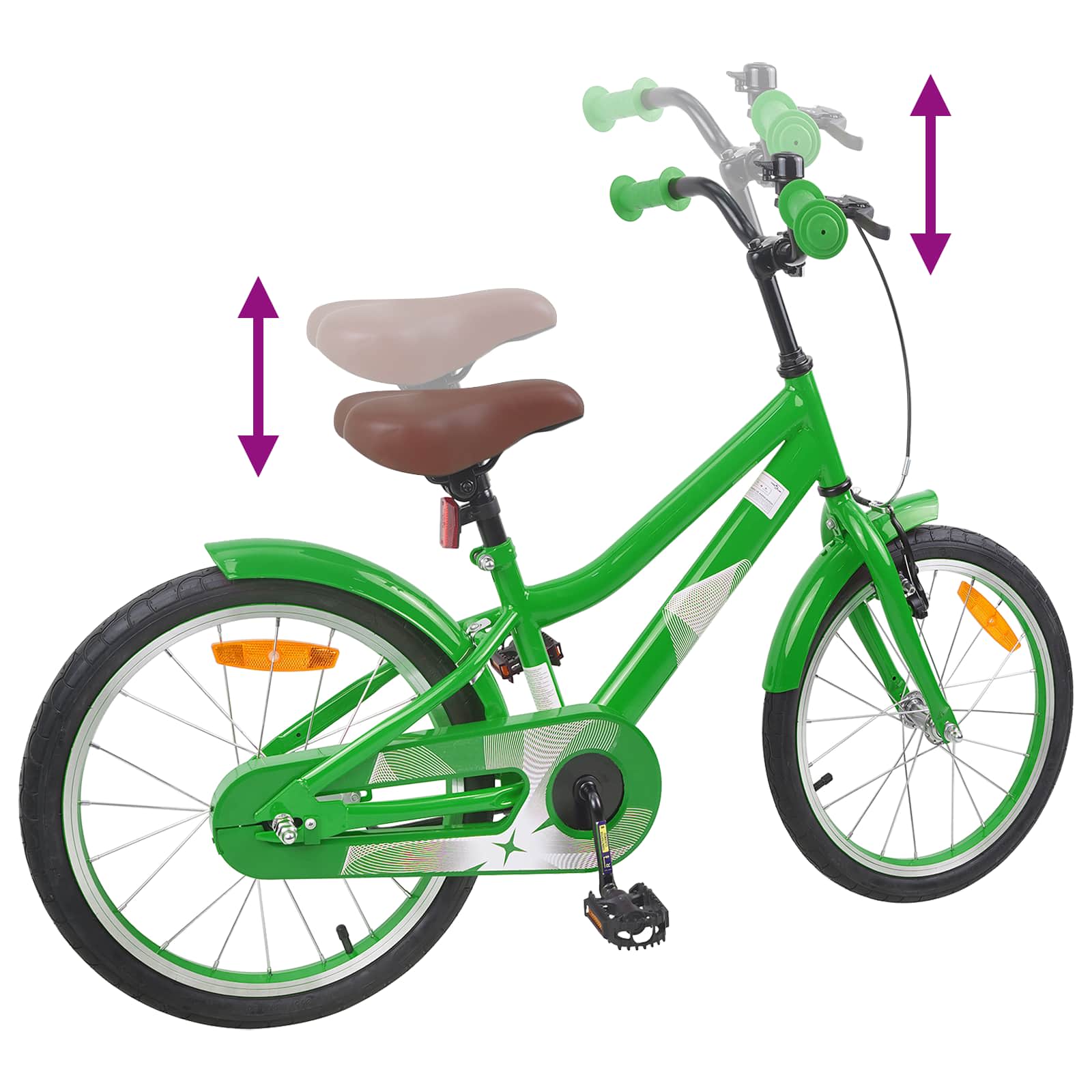 Kinderfahrrad 12 Zoll für 2-4 Jahre alt Dunkelblau