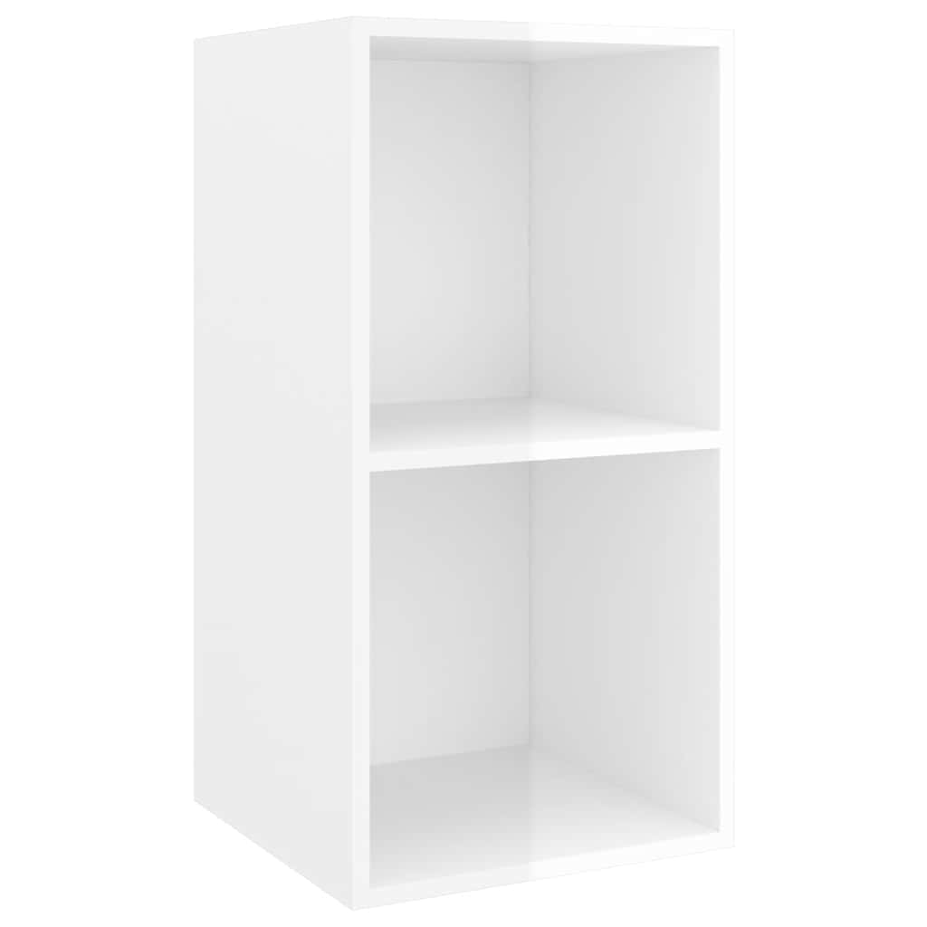 3-tlg. TV-Schrank-Set Weiß Holzwerkstoff