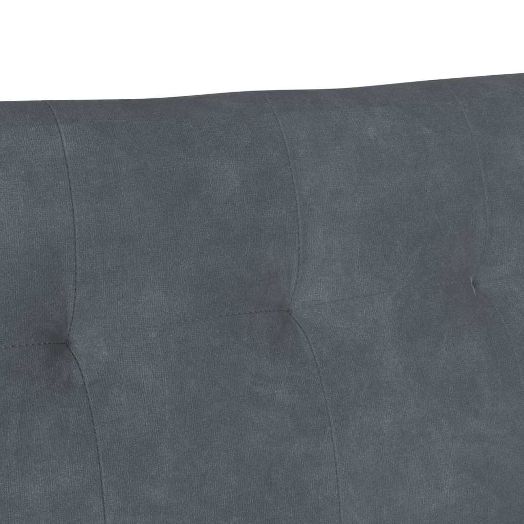 Chesterfield Bank Hellgrau 112 x 65,5 x 75 cm Samt