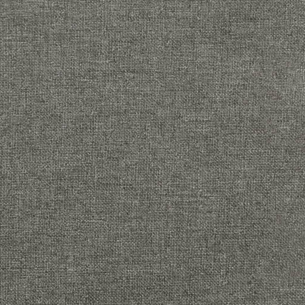 Hochlehner-Auflagen 2 Stk. Melange Anthrazit 120x50x7cm Stoff