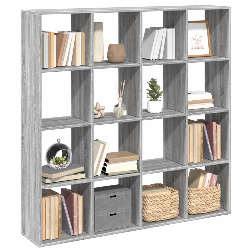 Bücherregal Weiß 137,5x29x137,5 cm Holzwerkstoff