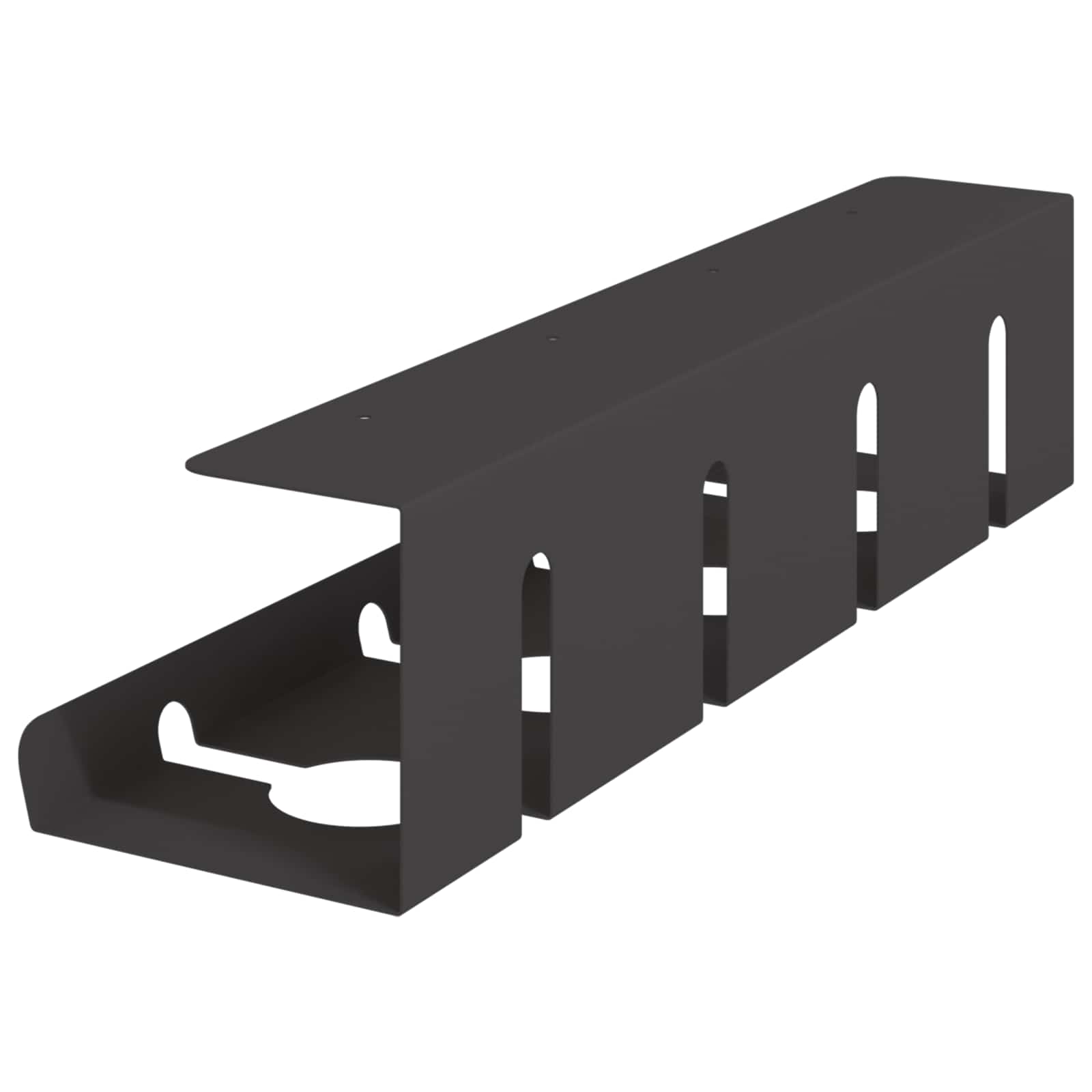 Unter dem Schreibtisch Kabelmanagement Tray 2 Stk. Anthrazit