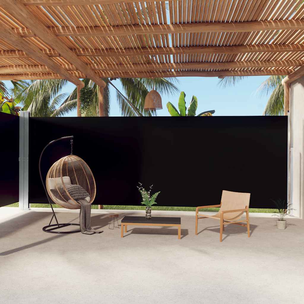 Ausziehbare Seitenmarkise 160×600 cm Braun