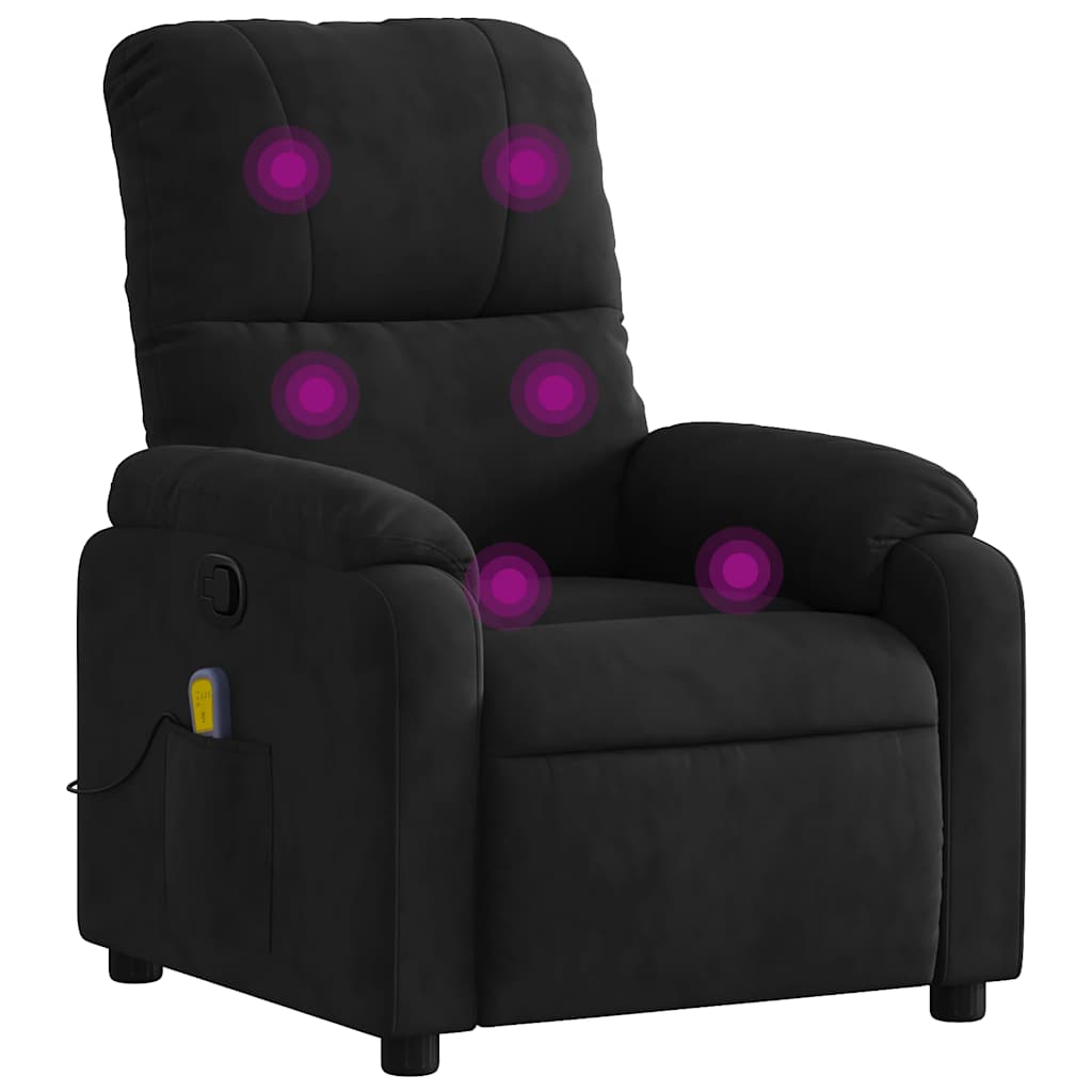 Relaxsessel Elektrisch Braun Mikrofasergewebe