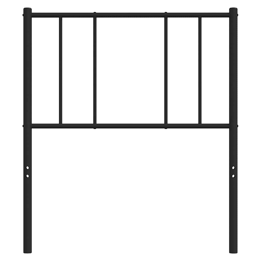Ersatz-Kopfteil Metall Schwarz 80 cm