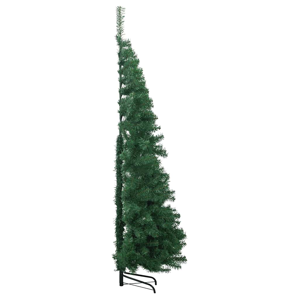 Künstlicher Eck-Weihnachtsbaum Grün 120 cm PVC