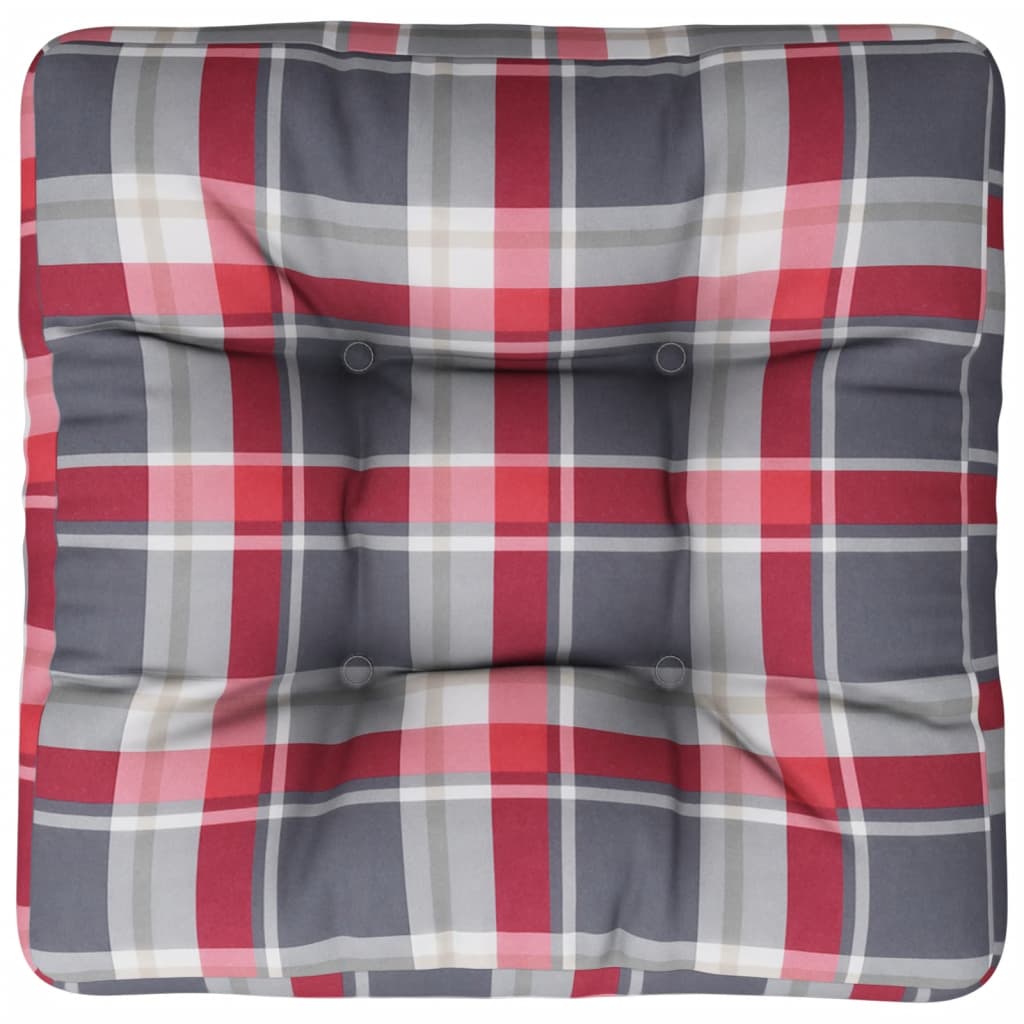 Palettenkissen Anthrazit 50x50x12 cm Stoff