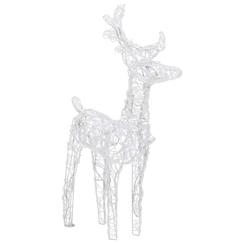 LED-Rentiere 4 Stk. Blau 160 LEDs Acryl