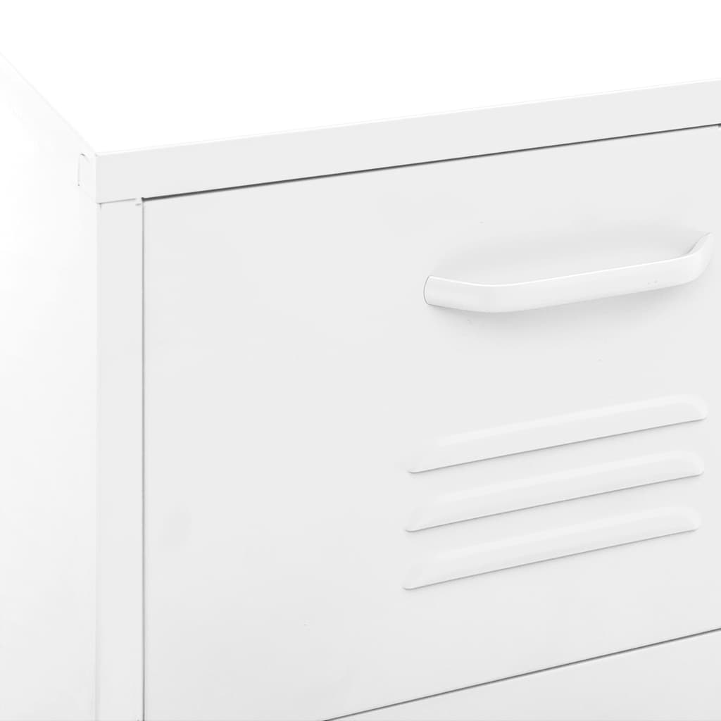 Beistellschrank Olivgrün 42,5x35x101,5 cm Stahl