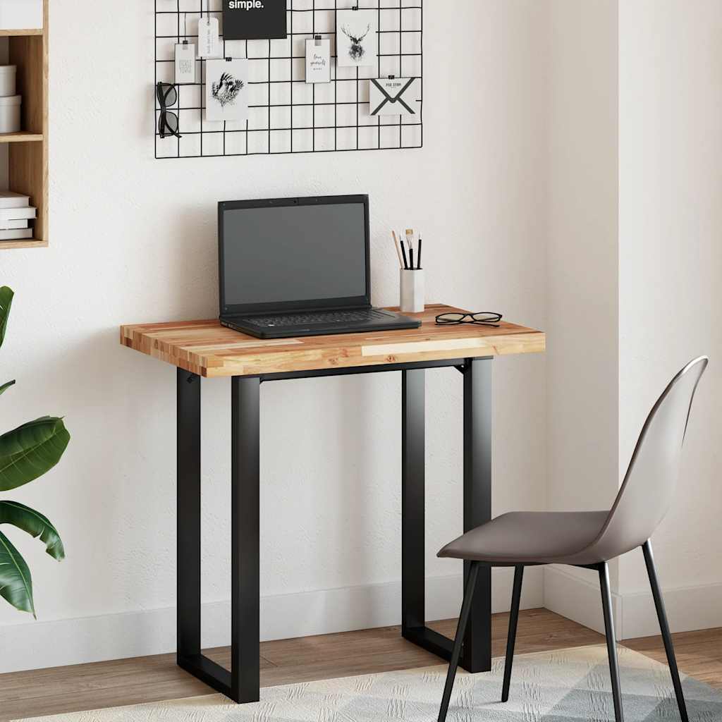 Tischplatte Rechteckig 60x50x2 cm Massivholz Akazie