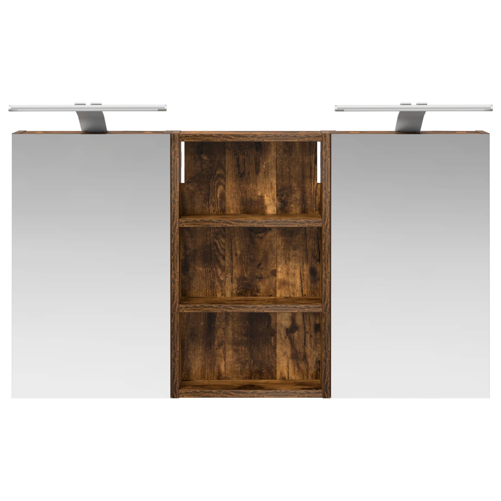 Badezimmerschrank-Set 3 pcs 80 x 10,5 x 50 cm Holzwerkstoff