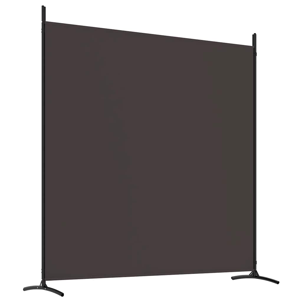 Einzel Panel Raumteiler Beige 175 x 180 cm Stoff
