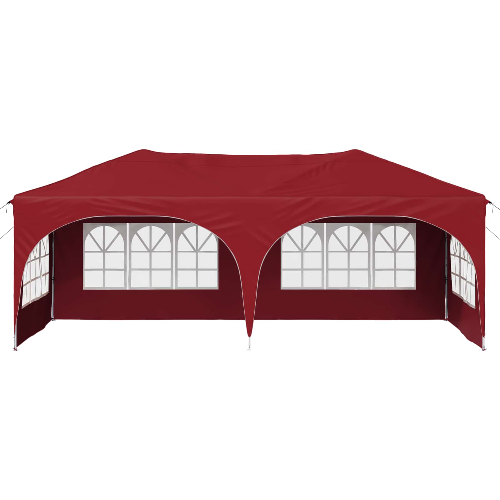 Pop-up Partyzelt 575 x 288 x 245 cm Creme Oxford-Stoff
