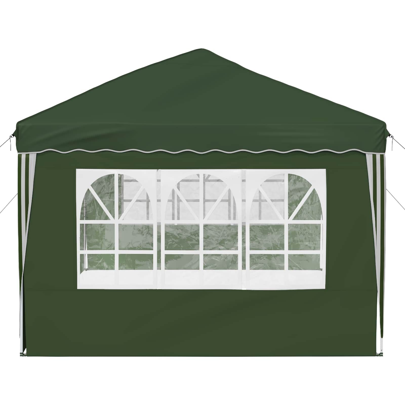 Pop-up Partyzelt 575 x 290 x 245 cm Creme