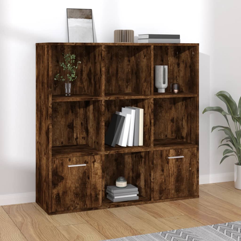 Bücherregal Weiß 98x30x98 cm Holzwerkstoff