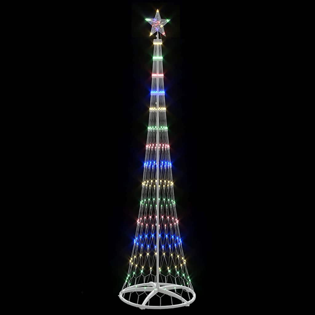 LED-Weihnachtsbaum Warmes Weiß 51 x 51 x 190 cm Metall