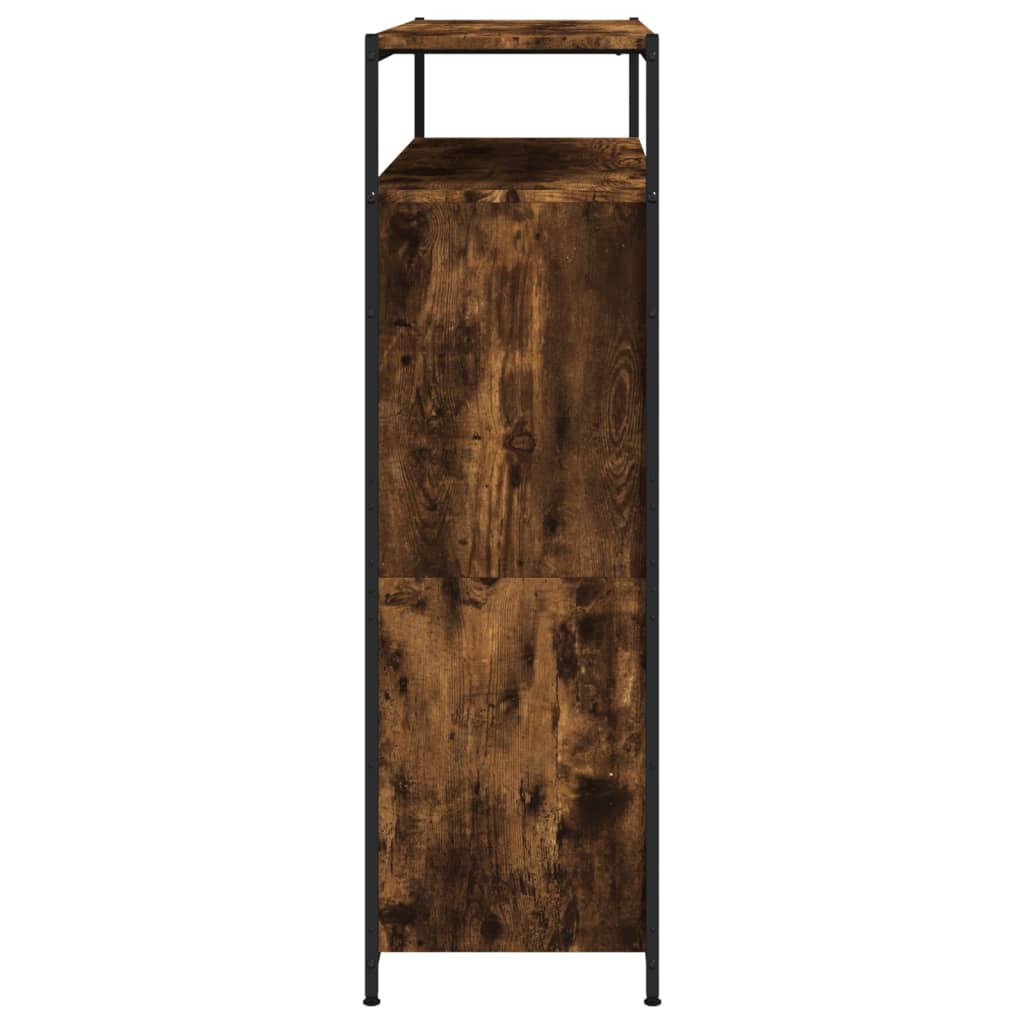 Schuhschrank mit 4 Klappen Sonoma-Eiche 100x34x112 cm