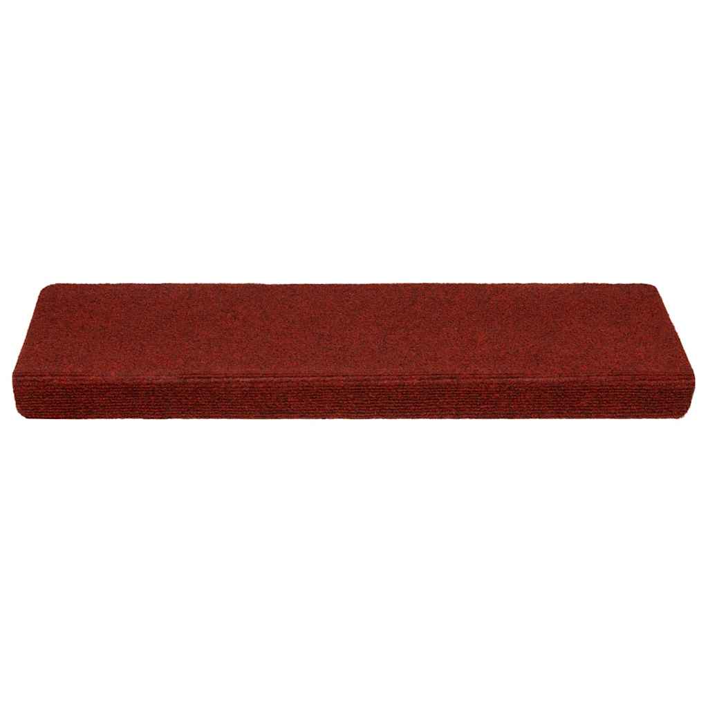 Stufenmatten Selbstklebend 15 Stk. 65x21x4 cm Hellbraun Rechteckiger Rand