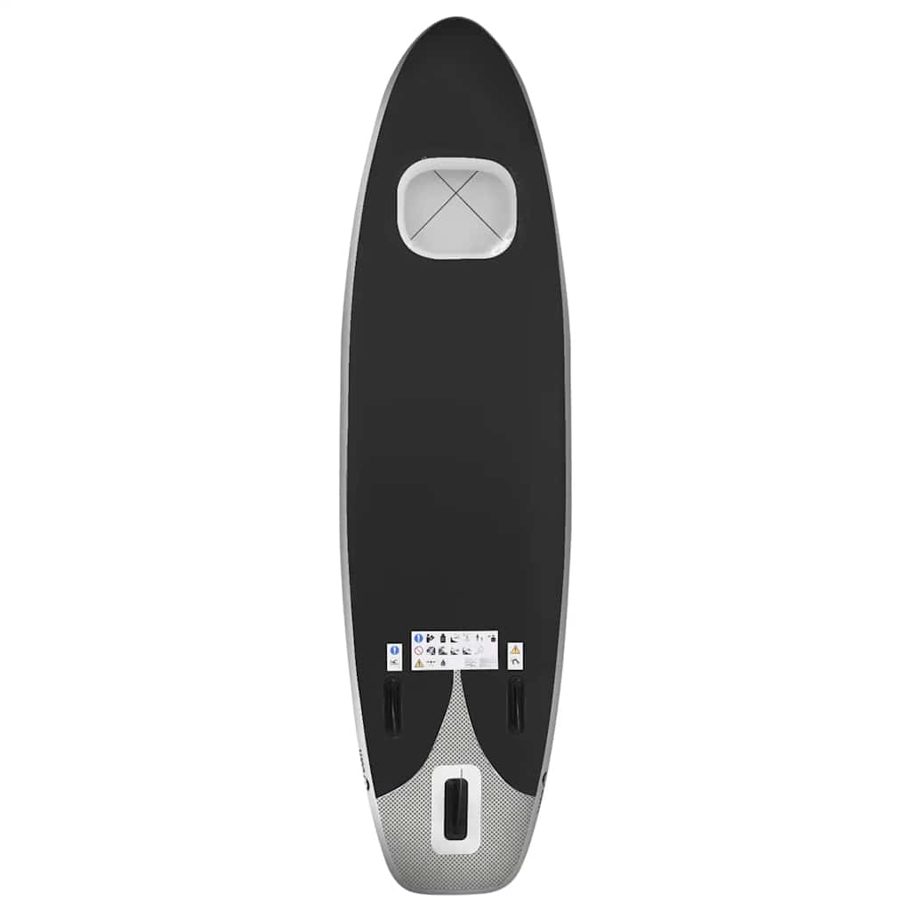 SUP-Board-Set Aufblasbar Blau 300x76x10 cm