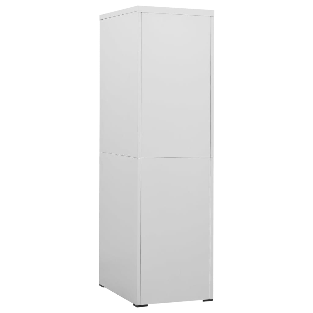 Aktenschrank Weiß 46x62x72,5 cm Stahl