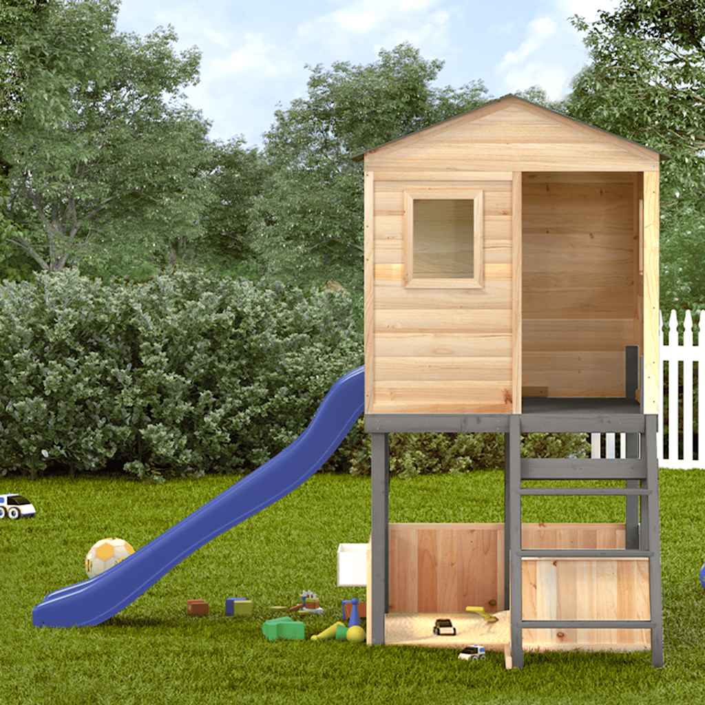 Spielturm Massivholz Tanne