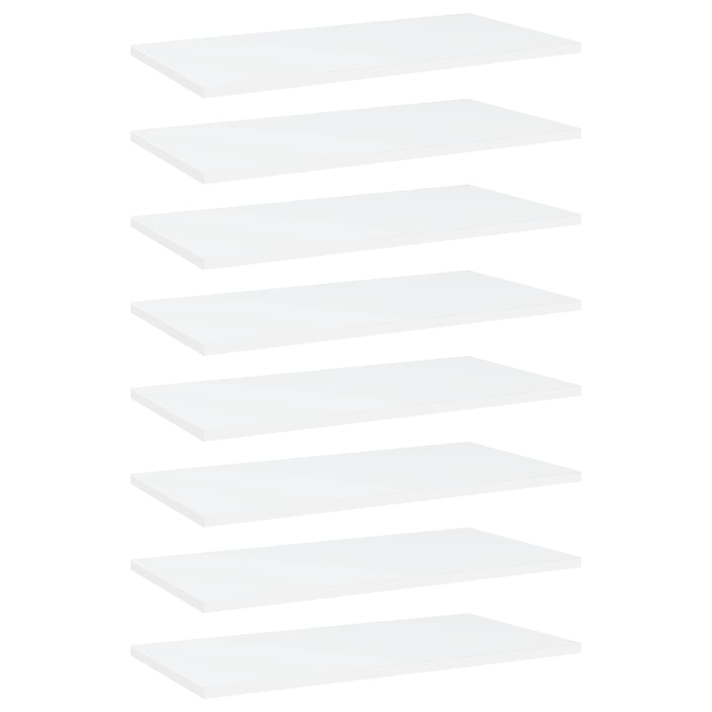 Bücherregal-Bretter 4 Stk. Weiß 40x10x1,5 cm Holzwerkstoff