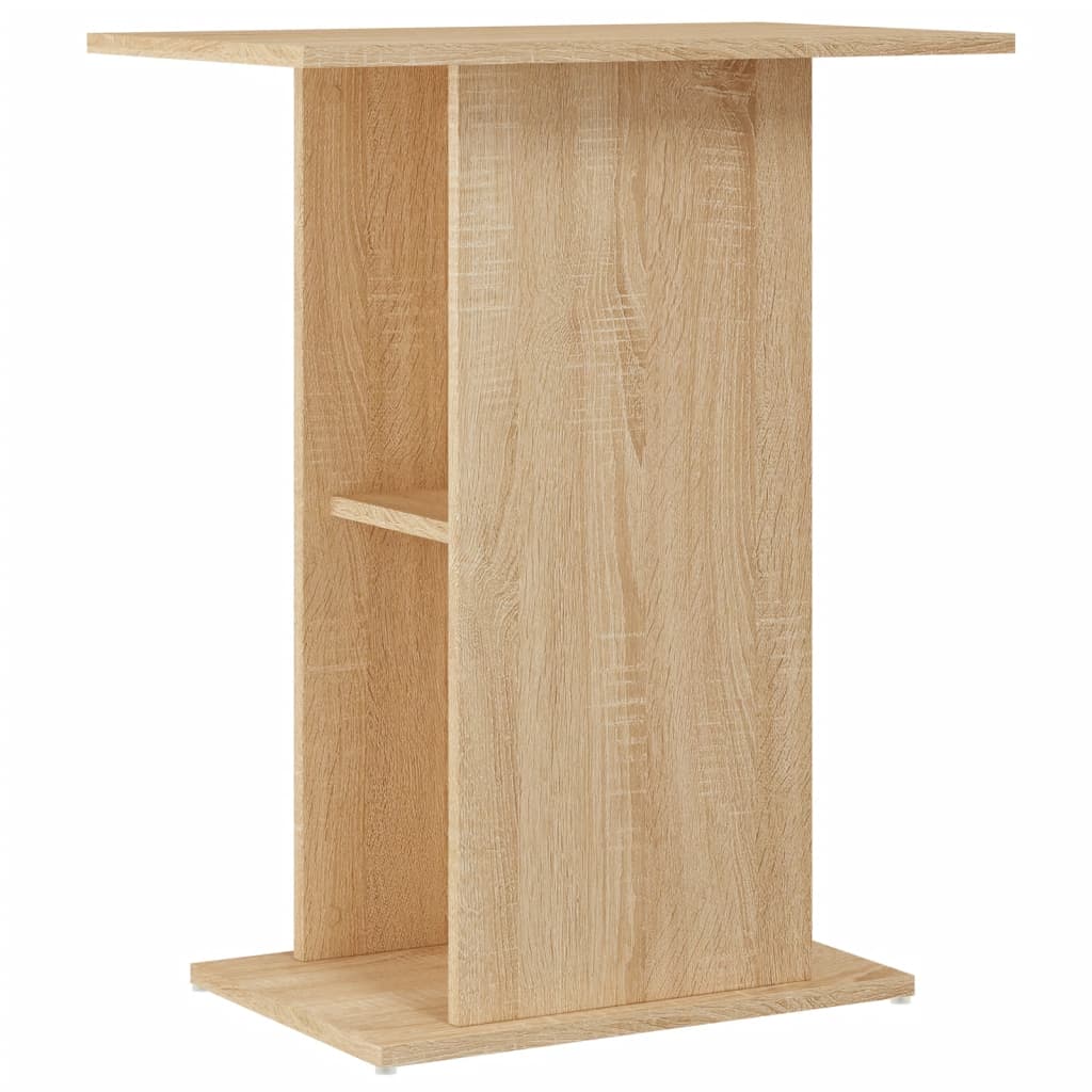 Aquariumständer Weiß 60,5x36x72,5 cm Holzwerkstoff