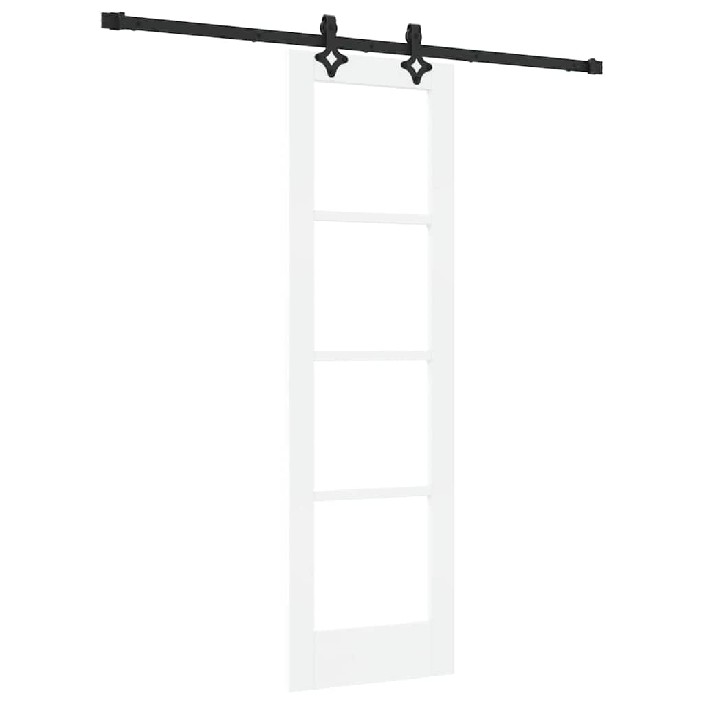 Schiebetür ORKDAL Natürlich und Schwarz 61 x 198,5 cm