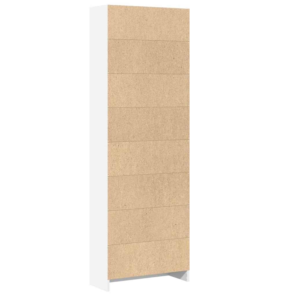 Bücherregal Weiß 40x24x75 cm Holzwerkstoff