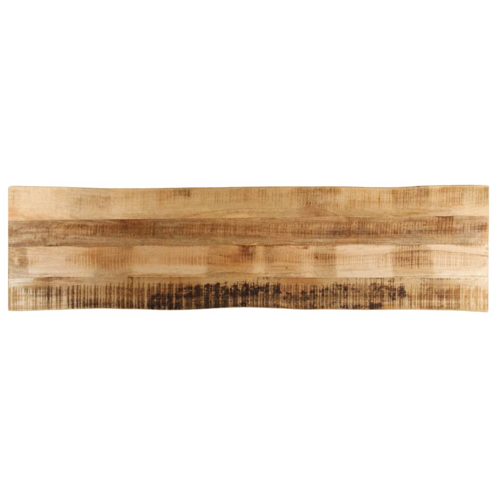 Tischplatte 40x40x2,5 cm Rechteckig Massivholz Akazie Baumkante