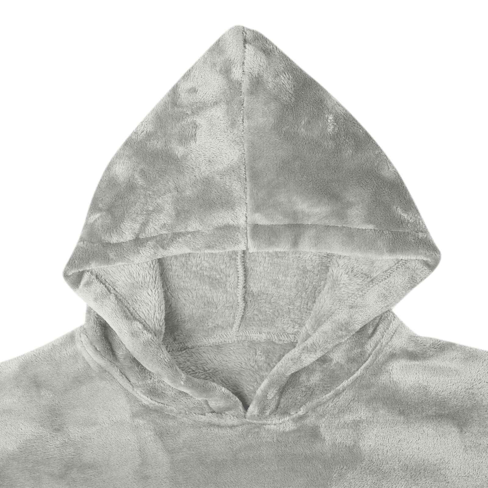 Decken-Hoodie Beige S Flanell