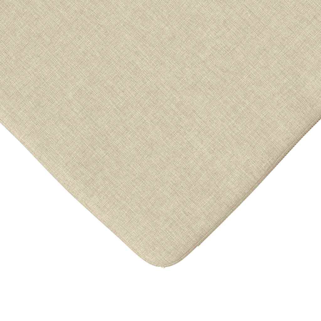 Sitzkissen 4 pcs Hellgrau 40 x 40 x 3 cm Stoff