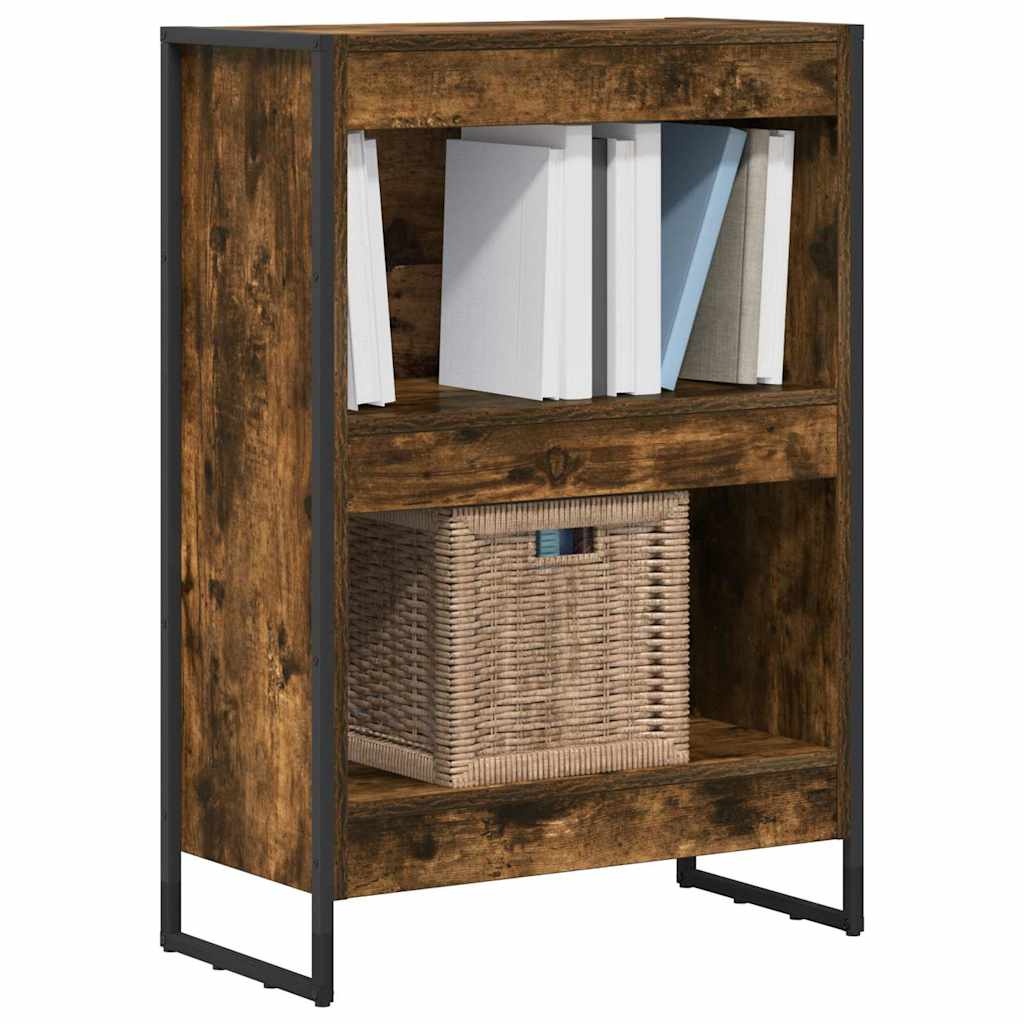 Bücherregal 2 pcs Schwarz Eichen-Optik 60 x 30 x 189,5 cm