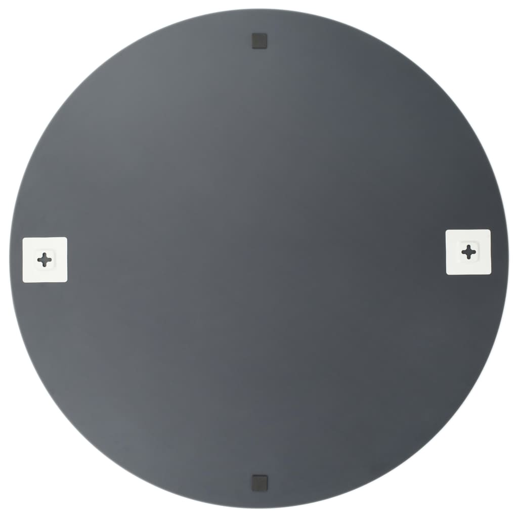 Wandspiegel 2 Stk. 40 cm Rund Glas