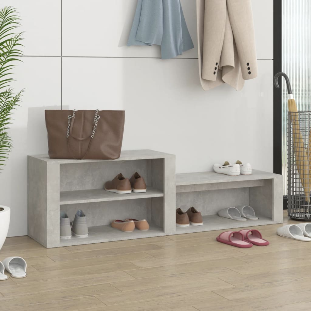 Schuhschrank Weiß 150x35x45 cm Holzwerkstoff