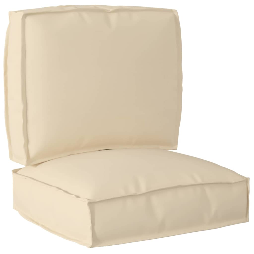 Palettenkissenset 2 pcs Grau 50 x 50 x 12 cm Oxford-Stoff