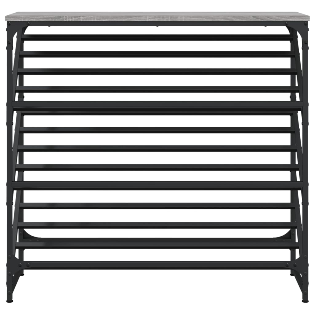 Schuhregal Schwarz 60x30x45 cm Holzwerkstoff