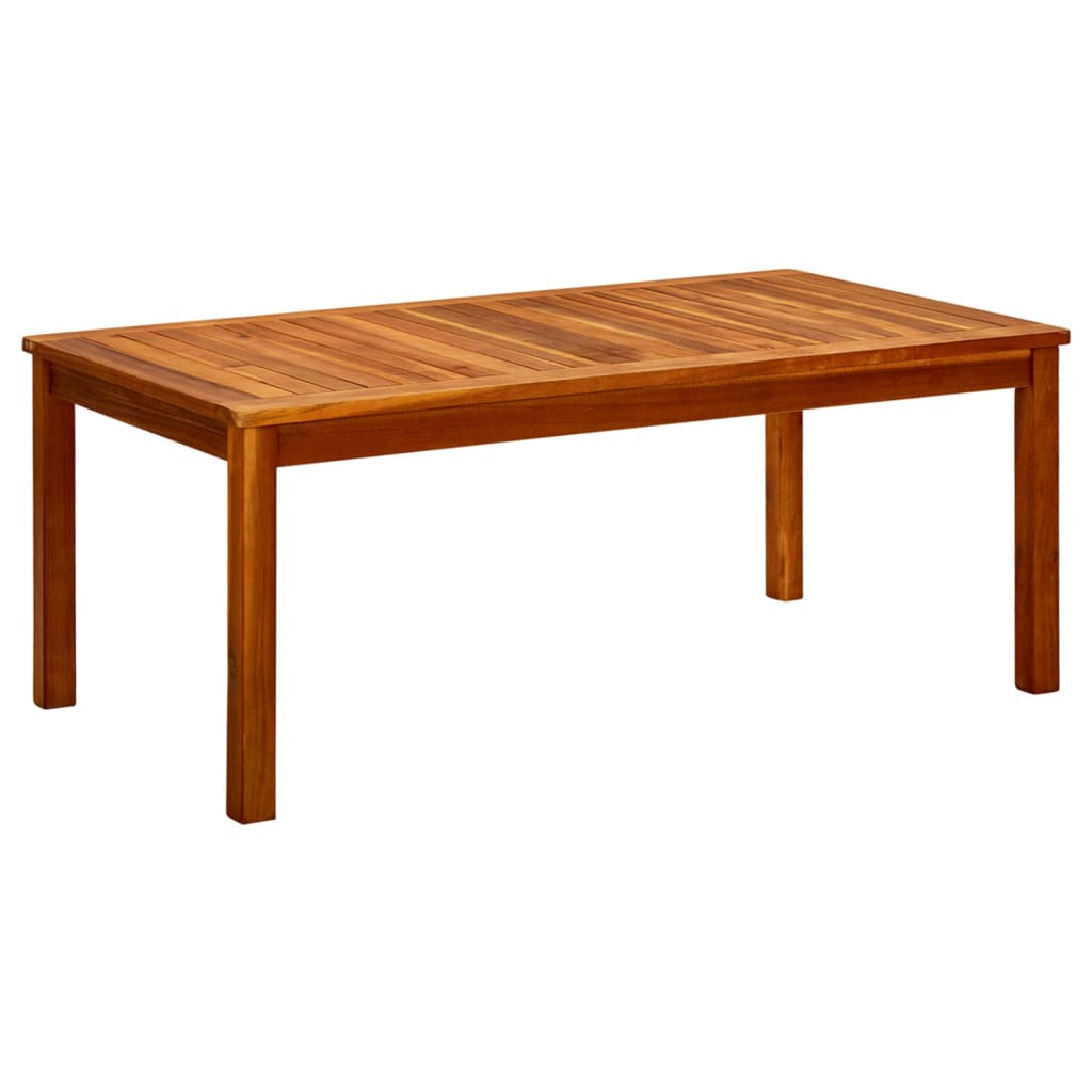 Couchtisch Helles Akazienholz 45 x 45 x 36 cm Massivholz Akazie