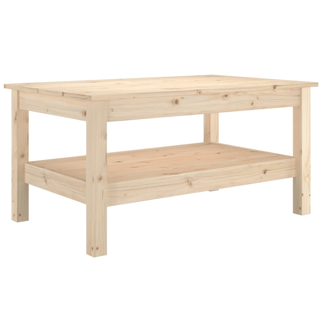 Couchtisch 45 x 45 x 40 cm Massivholz Kiefer