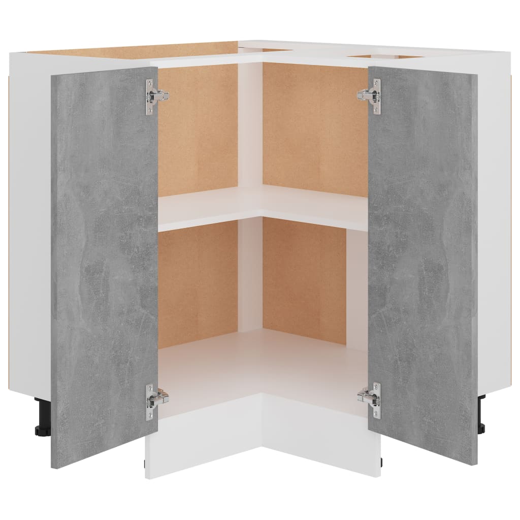 Unterschrank Lyon Weiß 60x46x81,5 cm Holzwerkstoff